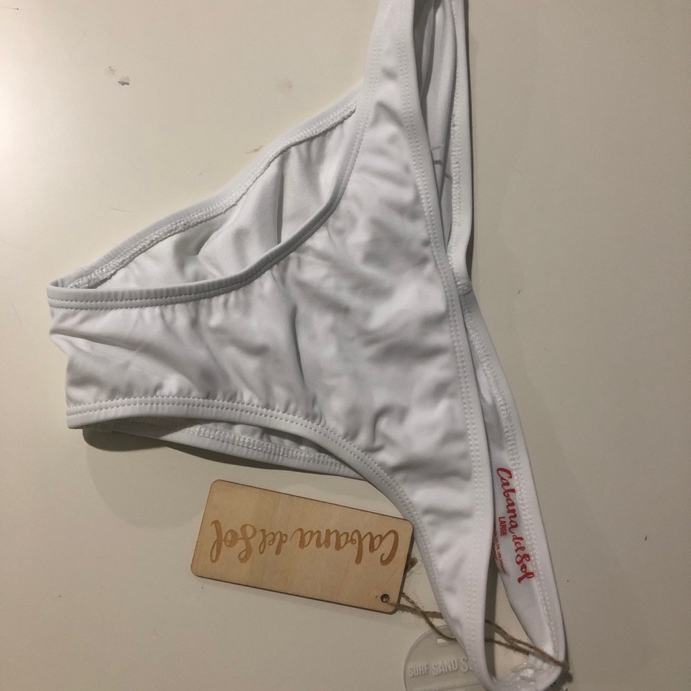 White Bathing Suit Bottom